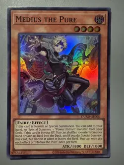 YUGIOH MEDIUS THE PURE (EFFECT) ASIA ENGLISH EDITION DUAD-AE008 SUPER RARE - Image 1