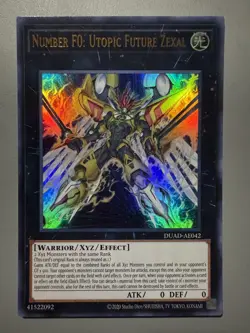 YUGIOH NUMBER F0: UTOPIC FUTURE ZEXAL ASIA ENGLISH EDITION DUAD-AE042 ULTRA RARE - Image 1