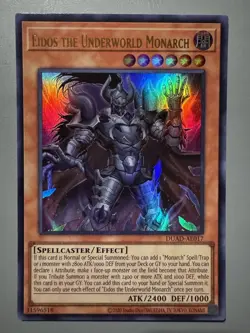 YUGIOH EIDOS THE UNDERWORLD MONARCH ASIA ENGLISH EDITION DUAD-AE017 ULTRA RARE - Image 1