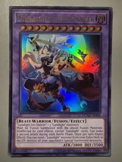 YUGIOH LUNALIGHT LIGER DANCER ASIA ENGLISH EDITION DUAD-AE030 ULTRA RARE - Image 1