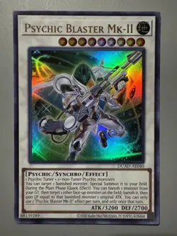 YUGIOH PSYCHIC BLASTER MK-II ASIA ENGLISH EDITION DUAD-AE040 ULTRA RARE - Image 1