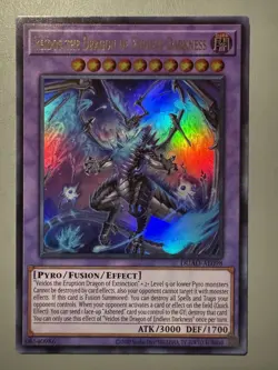 YUGIOH VEIDOS THE DRAGON OF ENDLESS DARKNESS ASIA ENGLISH DUAD-AE098 ULTRA RARE - Image 1