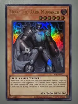YUGIOH DELG THE DARK MONARCH ASIA ENGLISH DUAD-AES17 ULTRA RARE (ASSIST PACK) - Image 1