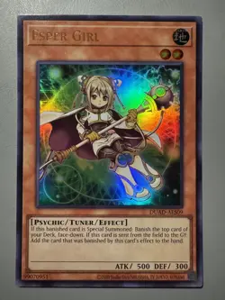 YUGIOH ESPER GIRL ASIA ENGLISH EDITION DUAD-AES09 ULTRA RARE (ASSIST PACK) - Image 1