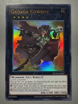 YUGIOH GAGAGA COWBOY ASIA ENGLISH EDITION DUAD-AES07 ULTRA RARE (ASSIST PACK) - Image 1