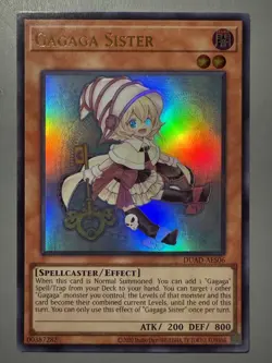 YUGIOH GAGAGA SISTER ASIA ENGLISH EDITION DUAD-AES06 ULTRA RARE (ASSIST PACK) - Image 1