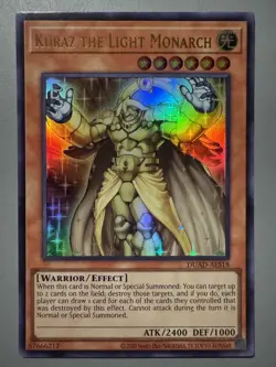 YUGIOH KURAZ THE LIGHT MONARCH ASIA ENGLISH DUAD-AES18 ULTRA RARE (ASSIST PACK) - Image 1