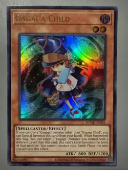 YUGIOH GAGAGA CHILD ASIA ENGLISH EDITION DUAD-AES05 ULTRA RARE (ASSIST PACK) - Image 1