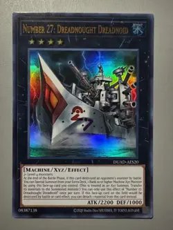 YUGIOH NUMBER 27: DREADNOUGHT DREADNOID ASIA ENGLISH DUAD ULTRA (ASSIST PACK) - Image 1