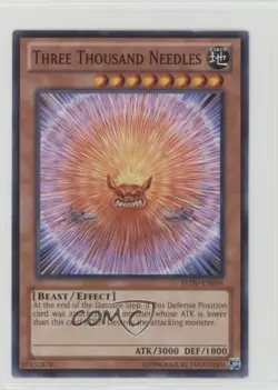 Three Thousand Needles Unlimited YuGiOh Return of the Duelist #REDU-EN039 0s5 - Image 1