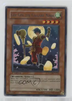 R - Goe the Gallant Ninja 1st Ed. YuGiOh Force of Breaker #FOTB-EN024 2007 0rq9 - Image 1
