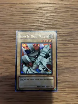 Yugioh Alpha The Magnet Warrior DOR-E001 (Prismatic Secret Rare) - Image 1