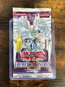 YUGIOH ELEMENTAL ENERGY 1ST EDITION Sealed BOOSTER PACK - Image 1