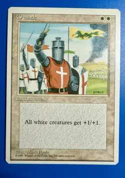 1 BANNED MTG Magic The Gathering Cruzade | Fourth Edition 4ED | NM Near Mint - Image 1