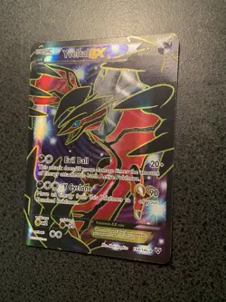 Pokemon Yveltal EX TCG Full Art Holo Card 144/146 XY Base Set - Image 2