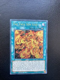 Yu-Gi-Oh! TCG The True Sun God 2022 Tin of the Pharaohs Gods MP22-EN275 1st... - Image 1