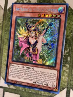 YuGiOh DARK MAGICIAN GIRL THE MAGICIAN'S APPRENTICE Secret Rare ALIN-EN004 - Image 1