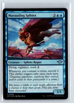 FOIL Marauding Sphinx Outlaws of Thunder Junction - MTG Magic the Gathering Card - Image 1