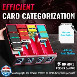 Binirin Trading Card Storage Box for Commander Display, 3000+ MTG Deck Box Wi - Image 4