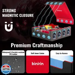 Binirin Trading Card Storage Box for Commander Display, 3000+ MTG Deck Box Wi - Image 5