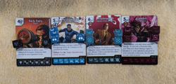 marvel master rare card lot nick fury fantastic pro x gambit 107 113 115 119 - Image 1