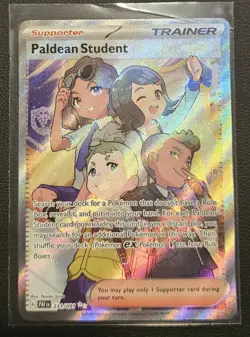 Pokemon TCG Paldean Student Card 231/091 Paldean Fates Near Mint - Image 1