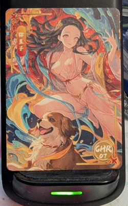 Nezuko Demon Slayer CHR-07 #81/150 Goddess Story No Doubt Getting Wet Card Waifu - Image 1