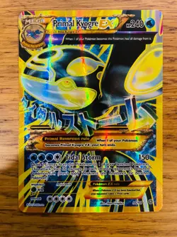 NM! Primal Kyogre EX (96/98) XY Ancient Origins Full Art Pokemon Card! FAST P&P! - Image 1