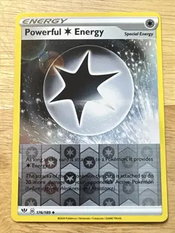 Powerful Energy - 176/189 - Reverse Holo - Darkness Ablaze - NM - Pokemon Card - Image 1