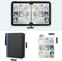 9 Pockets Trading Card Binder with Sleeves Card Organizer, 900 Double Sided Pock - Image 2