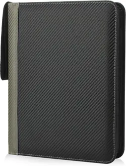 9 Pockets Trading Card Binder with Sleeves Card Organizer, 900 Double Sided Pock - Image 1