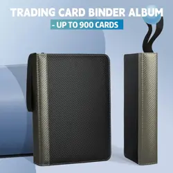 9 Pockets Trading Card Binder with Sleeves Card Organizer, 900 Double Sided Pock - Image 5