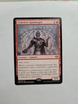 MTG - Cemetery Gatekeeper _ Innistrad: Crimson Vow Regular Mythic #148 - Image 1