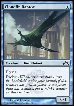 MTG CLOUDFIN RAPTOR EXC - RAPTOR PINNANUBE - GTC - MAGIC - Image 1