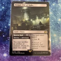 Midgar, City of Mako // Reactor Raid (REGULAR) x1 - MTG Final Fantasy FIN #313 - Image 1