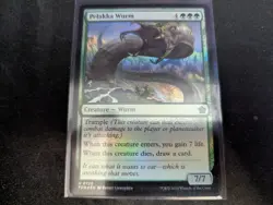 MTG Magic the Gathering FOIL Pelakka Wurm FDN! - Image 1