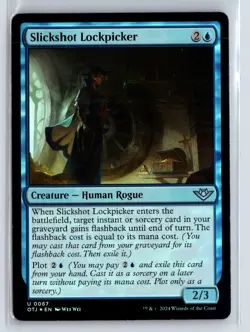 FOIL Slickshot Lockpicker Outlaws of Thunder Junction - MTG Magic the Gathe - Image 1