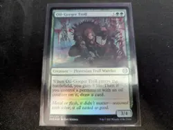 MTG Magic the Gathering FOIL Oil-Gorger Troll ONE! - Image 1