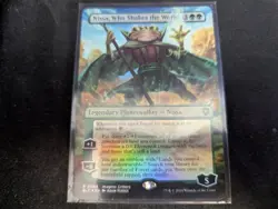 MTG Magic the Gathering FOIL Nissa, Who Shakes the World Borderless BLC! - Image 1