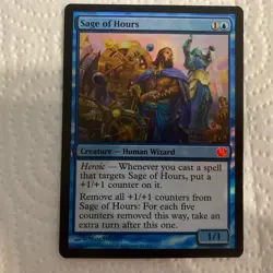LP Foil Sage of Hours MTG: Journey Into Nyx - Image 5