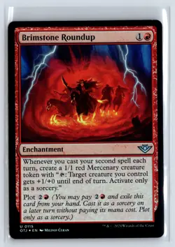 FOIL Brimstone Roundup Outlaws of Thunder Junction - MTG Magic the Gatherin - Image 1
