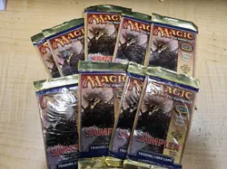Magic the Gathering Sampler Booster Pack Lot of 9 Rare WOC MTG - Image 1