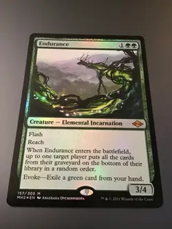 MTG Modern Horizons 2 #157 Endurance Foil NM - Image 1