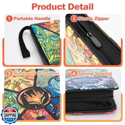 9 Pocket Card Binder for MTG/YGO/PTCG/Game Cards, Holds 900 Cards,Premium Car - Image 4