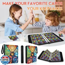 9 Pocket Card Binder for MTG/YGO/PTCG/Game Cards, Holds 900 Cards,Premium Car - Image 5
