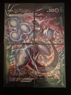Mewtwo V-UNION [Set of 4] SWSH: Sword & Shield Promo Cards Holo Pokemon - Image 2