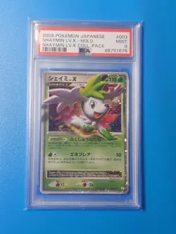 PSA 9 Shaymin LV.X Japanese Shaymin Lv X Collection Pack 003/012 Pokemon - Image 1