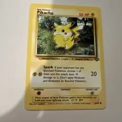 1999 base set Pikachu Jungle 60/64 Regular Unlimited Common Pokemon TCG - Image 1