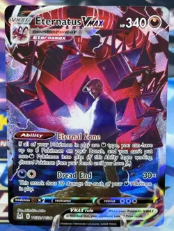 Eternatus VMAX TG22/TG30 Lost Origin Trainer Gallery Ultra Rare Pokemon TCG - NM - Image 1