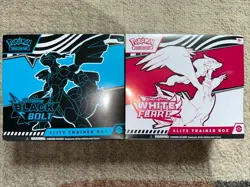 Pokemon Black Bolt and White Flare ETB (Elite Trainer Box) - Set of 2 - NEW - Image 1
